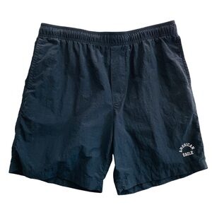American Eagle Lightweight Pull On Performance Shorts Black M